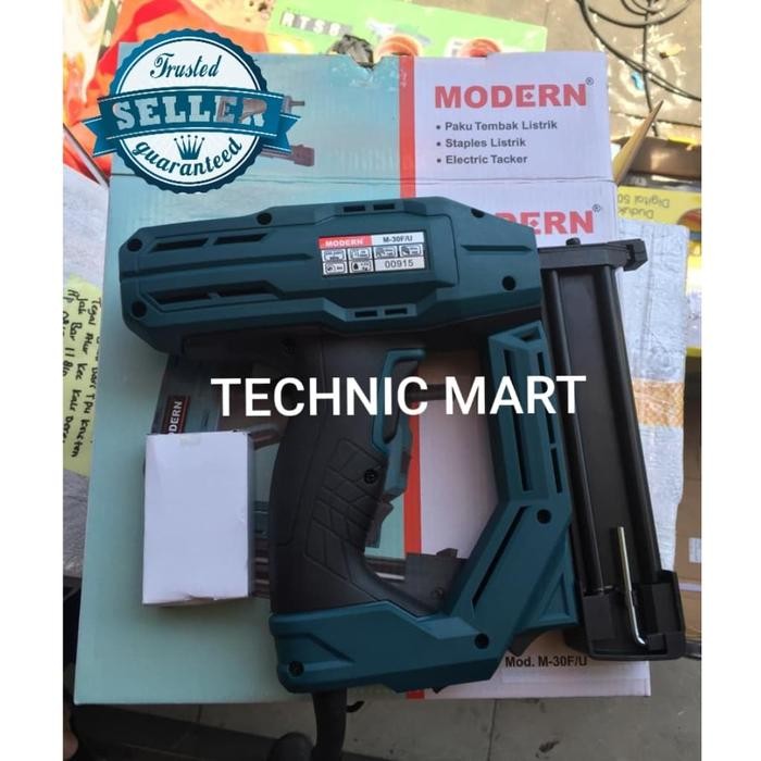 MODERN M30-FU Mesin Paku Tembak Elektrik Nailer Machine Tacker(tekiro)
