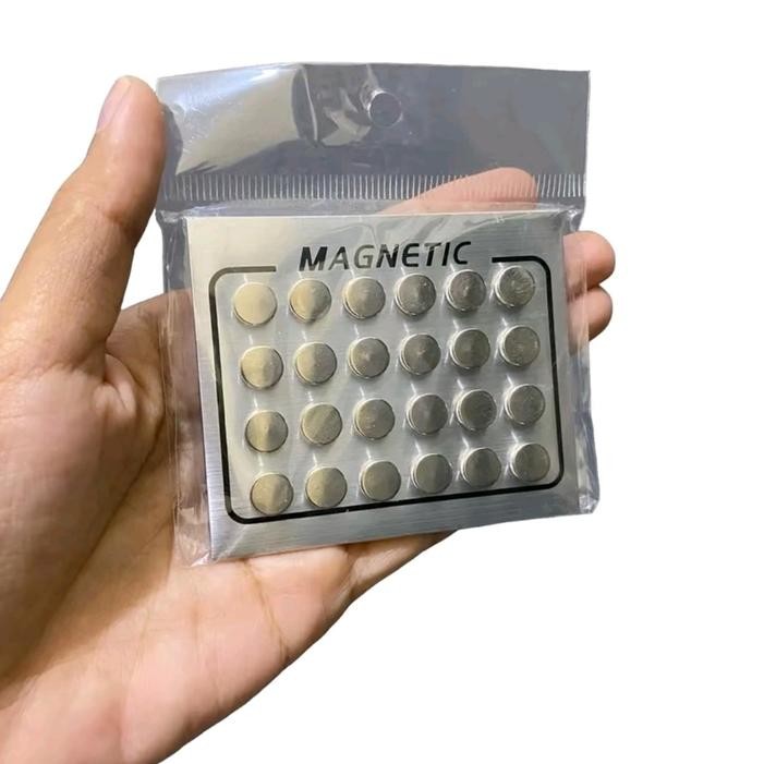 PROMO MURAH SATU SET ANTING MAGNET 24pcs (12 Pasang) LAKI-LAKI DAN PEREMPUAN Earrings