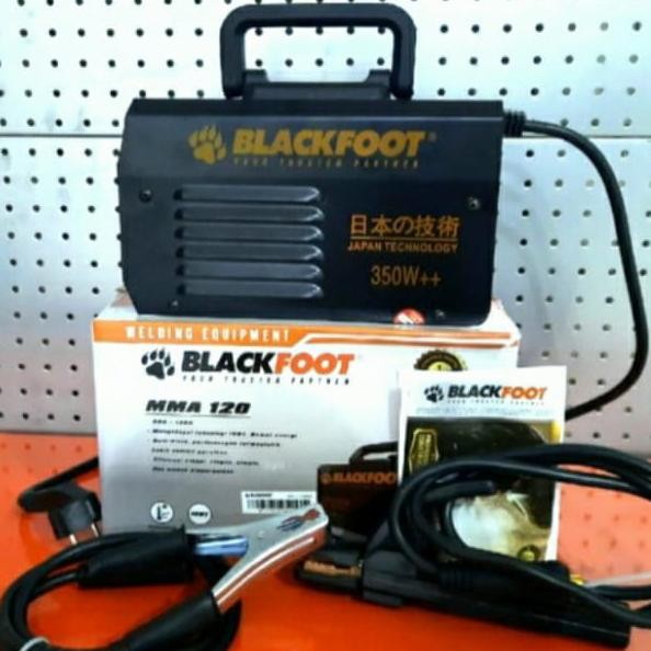 Blackfoot Mesin Travo Las Travo Inverter 350 watt IGBT MMA 120 A Hitam