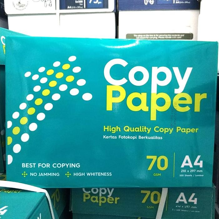 

Terlaris Gratis Ongkir Kertas A4 70 Gram Copy Paper