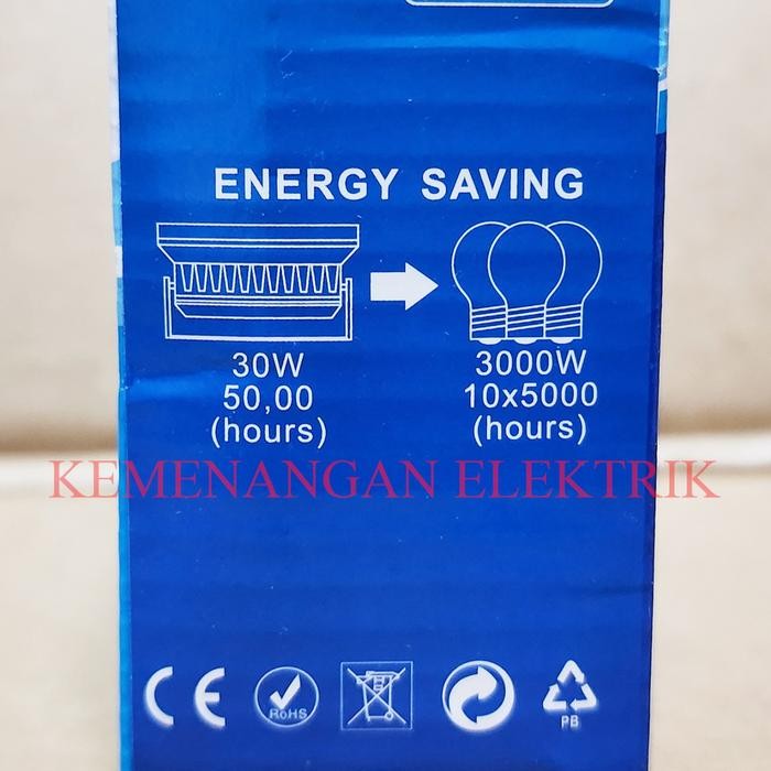 EURUTION LAMPU SOROT TEMBAK LED SMD 30 WATT RGB 30W 220V OUTDOOR