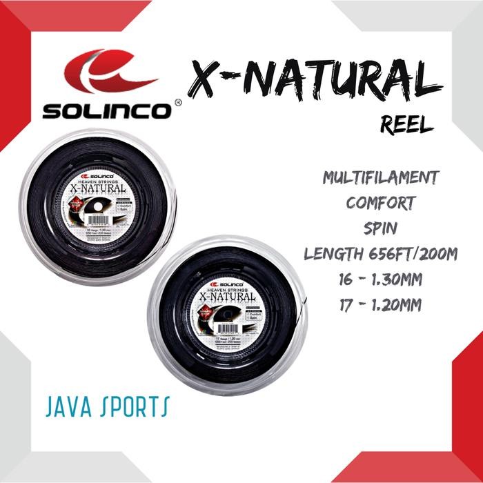 Senar Tenis Solinco X-Natural Reel Multifilament Comfort & Spin