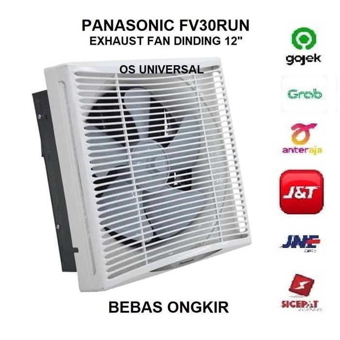 PANASONIC FV30RUN 12" EXHAUST FAN KIPAS DINDING HEXOS 12INCH ORIGINAL