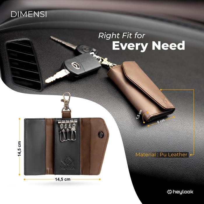 Eiger Wallets - Dompet Kartu Jade Keychain Wallet Gantungan Kunci Motor Mobil Card Holder Dompet