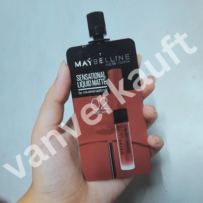 Maybelline Sensational Liquid Matte 2ml shade Soft Wine