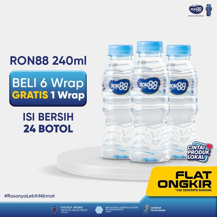

Pilihan- Ron88 Botol 240 Ml (6 Karton Bonus 1 Karton)