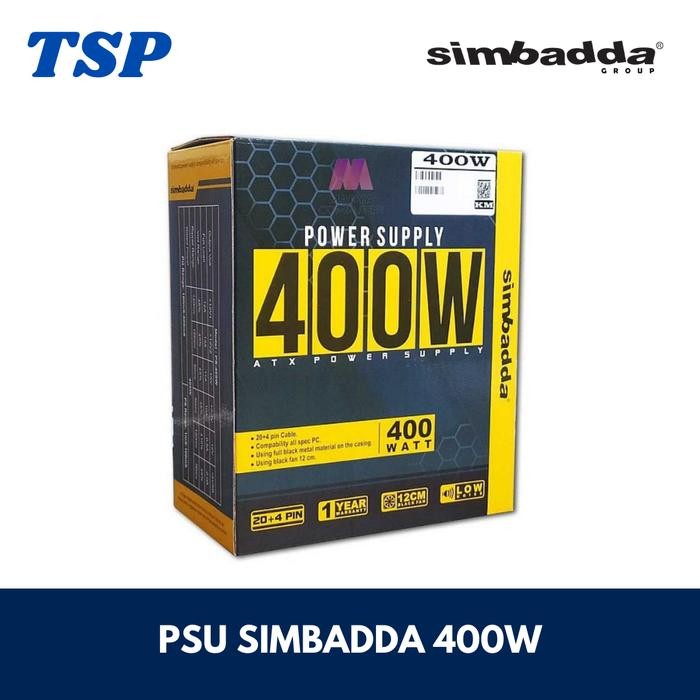 Simbadda Power Supply 400W Psu 400Watt