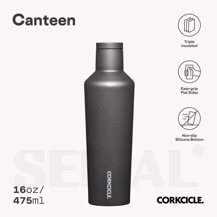 

Pilihan- Corkcicle Canteen 16Oz - Ceramic Slate / Grey