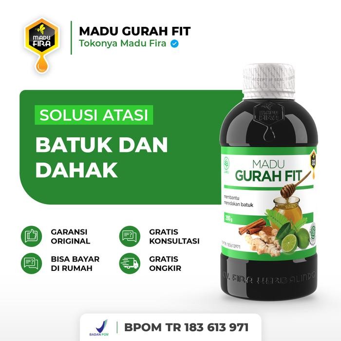 

Pilihan- Madu Gurah Fit Bantu Meredakan Batuk 280Gr 1 Botol