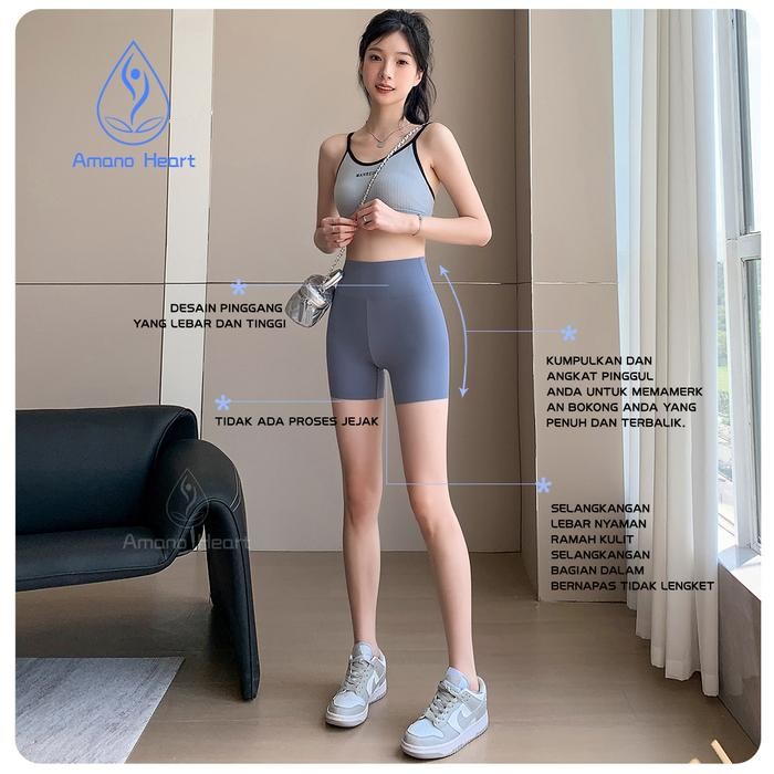 Reytorrm Collection - Legging Pendek / Legging Spandek / Celana Pendek Ketat/Celana Hotpants Wanita
