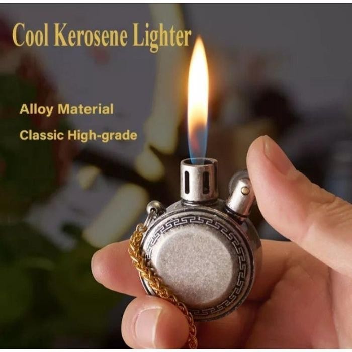 Korek Api Retro Pocket Classic Vintage 1952 Mode Lighter Liontin Kuno