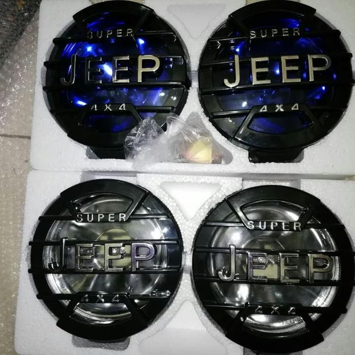 Foglamp Mobil Jeep 4X4 Lampu Depan Tembak Sorot Jeep