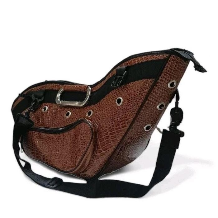 Tas kiso ayam jago - slingbag kisa rooster ayam Bangkok - tas ayam bahan kulit croco - tas kiso ayam