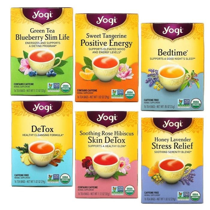 

Yogi Tea Teh Herbal Organik 16 Tea Bags - Teh Kesehatan Alami Terlaris