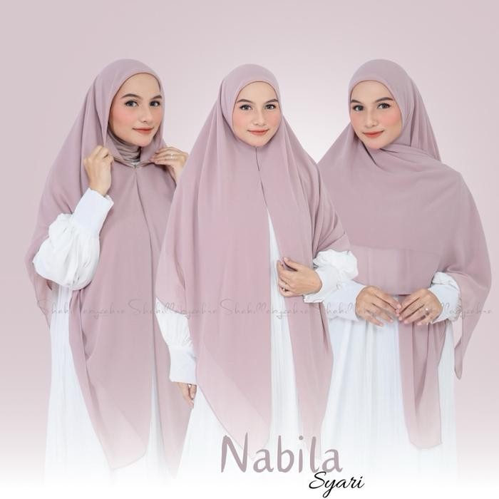 Jilbab Segi empat Instan Resleting Hijab Syari Jumbo 2 layer Krudung Segitiga instant Zipper Ukuran