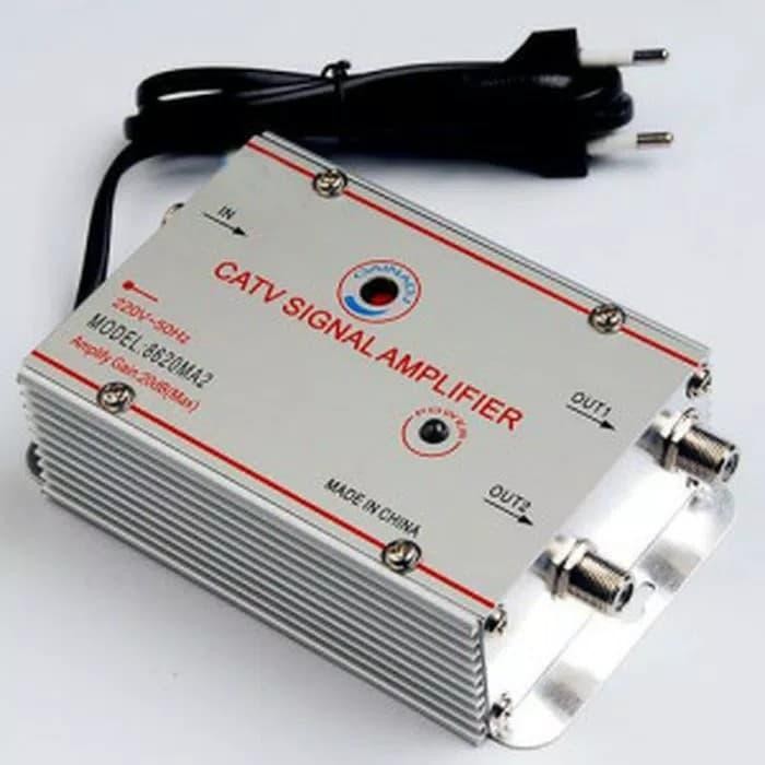 Splitter + Booster Tv 2 Way Led/Lcd