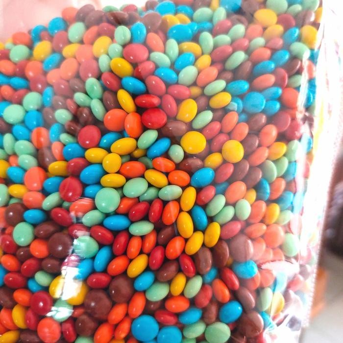 

Umbara.shop chocochips rainbowchips 1/2bulat. repack 500gram / 1kg .murah premium