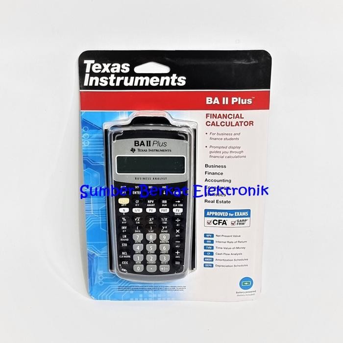 

Bisa Gosend! Kalkulator Financial Texas Instruments Ba Ii Plus Original