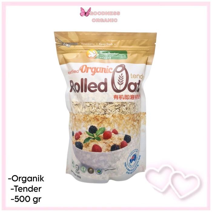 

Health Paradise Organic Rolled Oat/Gandum Utuh 500g