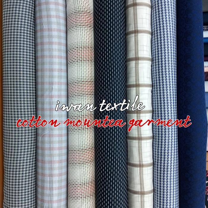 

KAIN KATUN IMPORT/BAHAN KEMEJA KANTOR PRIA/WANITA KODE 419