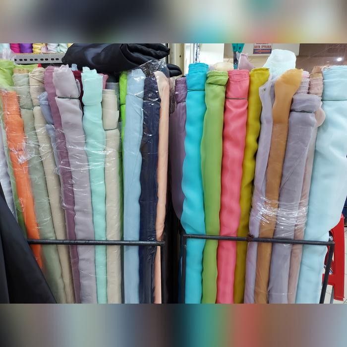 

KAIN ORGANZA SILK/BAHAN ORGANZA/ORGANDI KOREA HARGA ECER/GROSIR KODE 30
