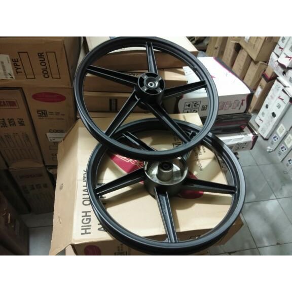 VELG ROSSI PALANG 5 MIRING SUZUKI SMASH UKURAN 140X17 DAN 160X17 PNP