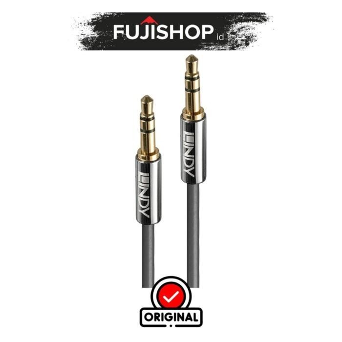 LINDY AUDIO STEREO CABLE 3.5MM MALE TO MALE 2M CROMO LINDY 35322