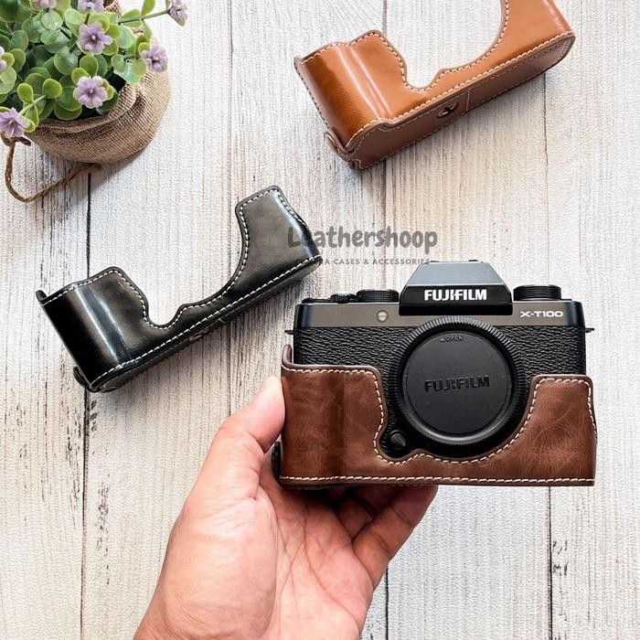 FUJIFILM XT200 FUJI X-T200 HALF CASE LEATHER