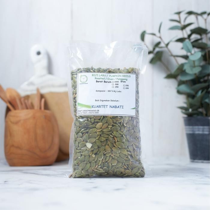 

Terbaru Pumpkin Seed Raw 500gr Biji Labu Mentah Kupas Grade AAA