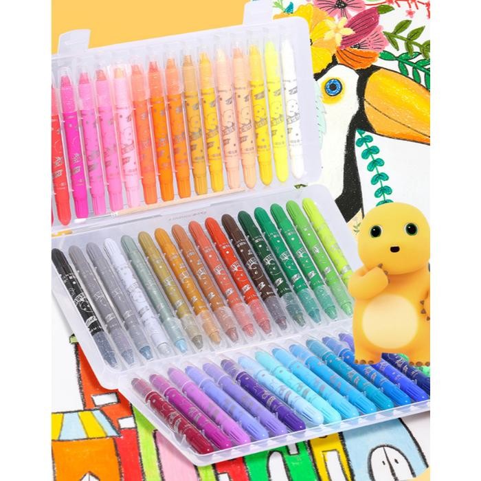 Promo Grasp X Nailong Best Silky Crayon Krayon Terbaik Limited Edition Original 100% Cat Stationery