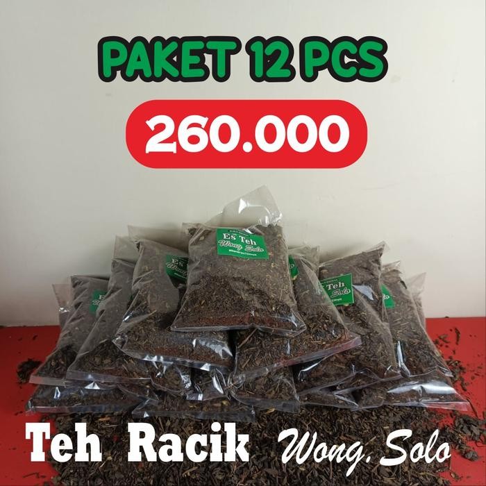 

Promo Teh Racik Wong Solo 12 Pcs Berkualitas