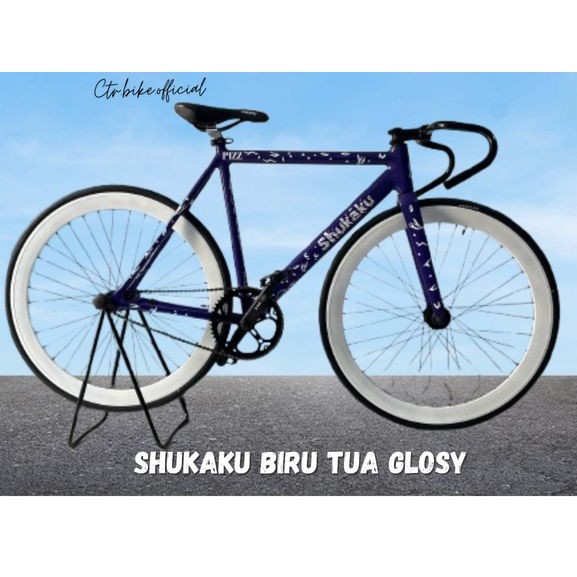 SEPEDA FIXIE SHUKAKU CUSTOM SIAP PAKAI