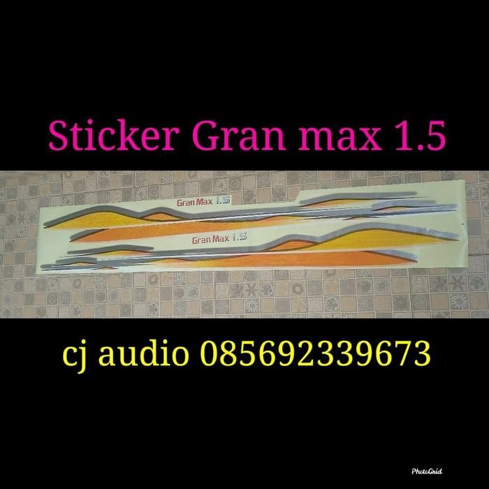 sticker stiker Lis list body samping gran max grand max pick up