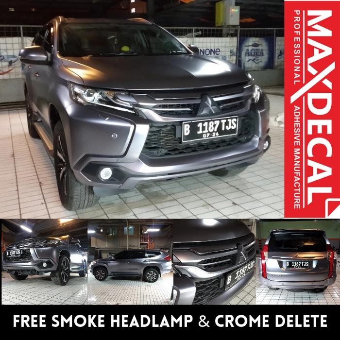 Wrapping Sticker Mobil Full Body Gunsmok Grey Satin Maxdecal Premium