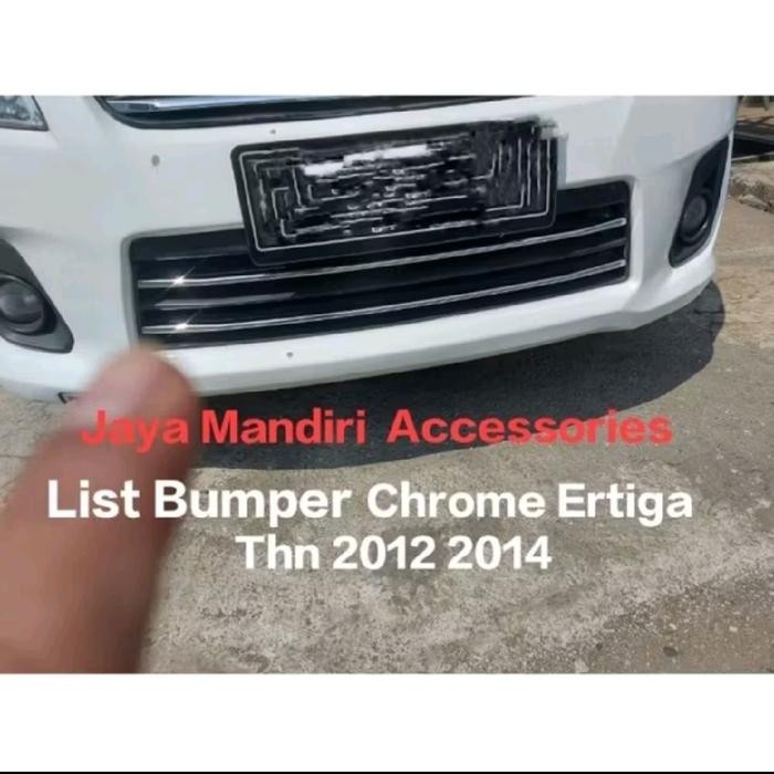 LIST GRILL RADIATOR ERTIGA 2012 2014 ORIGINAL LIST bumper ertiga lama