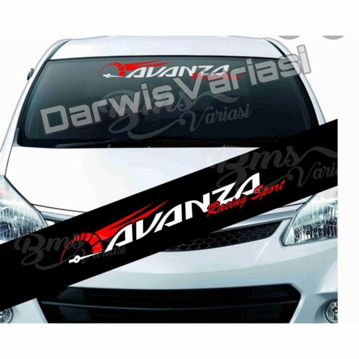 Stiker kaca depan mobil avanza all new avanza sticker kaca depan avanz