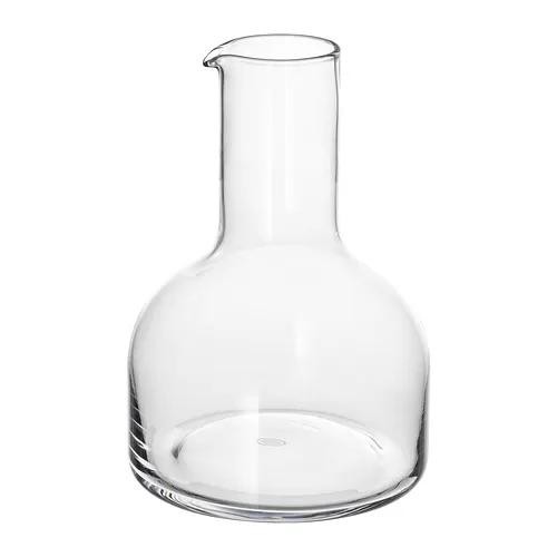 KARAFE KACA BENING BENTUK CANTIK BOTOL PITCHER AIR MINUM 1L - ORIGINAL