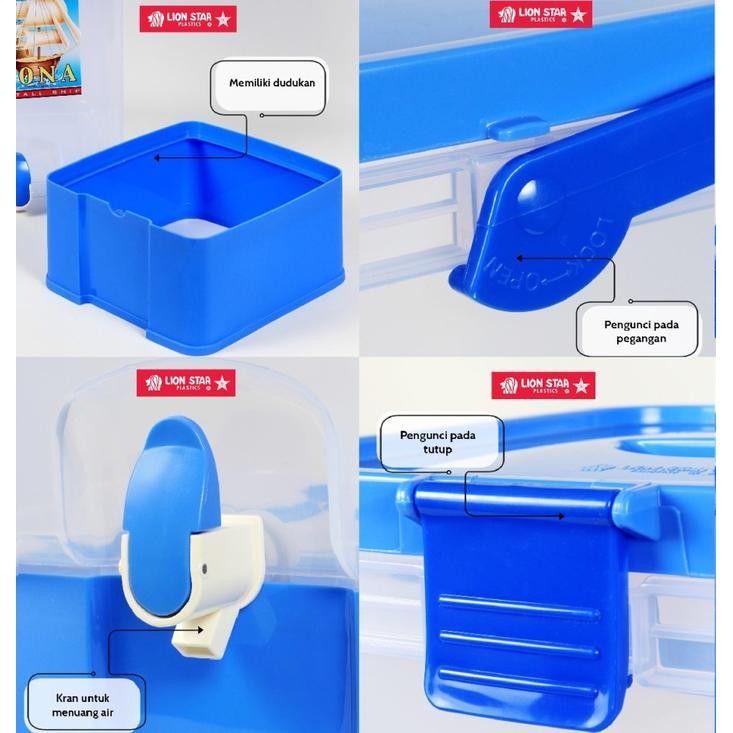 LION STAR ARIZONA DRINK JAR 20 LITER 27 LITER PLASTIK