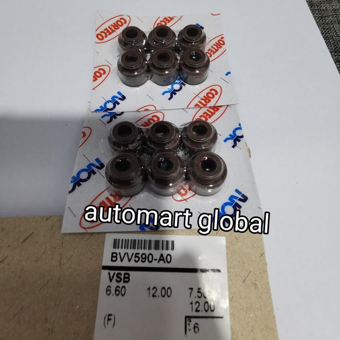 Jual Oil Seal Klep Mitsubishi T120Ss Carbulator Bvv-590-Ao Nok 12Pc