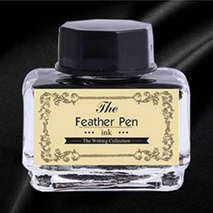 

Yes Pena Bulu Kaligrafi Seni Tulis Indah + Tinta Isi Ulang 15Ml + Holder - Putih