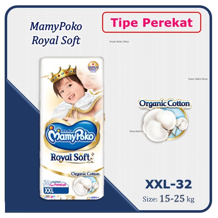 MamyPoko Popok Perekat Royal Soft - XXL32 XXL 32