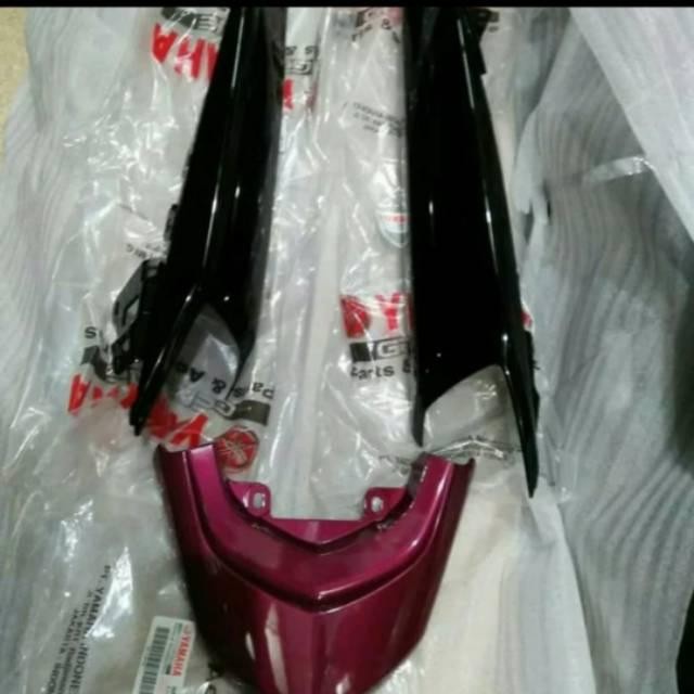 Sambungan body belakang Mio soul gt 115 ungu set original ygp
