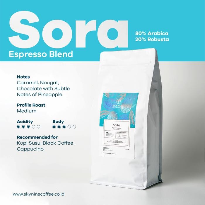 

SORA Blend Roasted Beans 1KG
