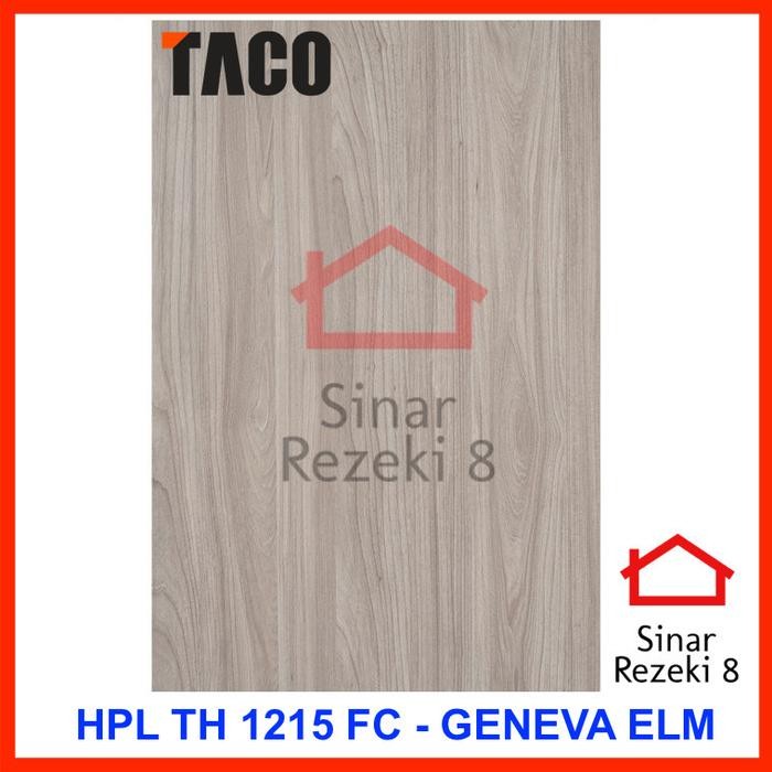Hpl Taco Th 1215 Fc / Geneva Elm / Woodgrain Urat Serat Kayu Coklat