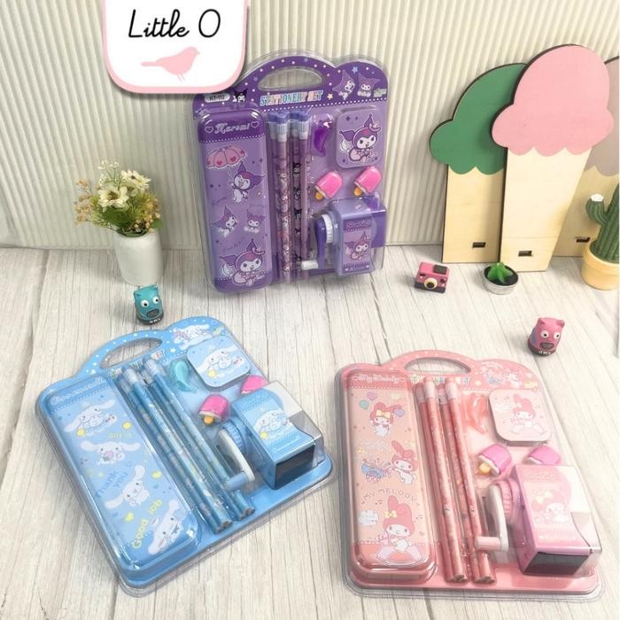 

Set Alat Tulis Anak Set 11In1 Alat Tulis Sanrio Unicorn Goodiebag Ulang Tahun Kotak Pensil Rautan