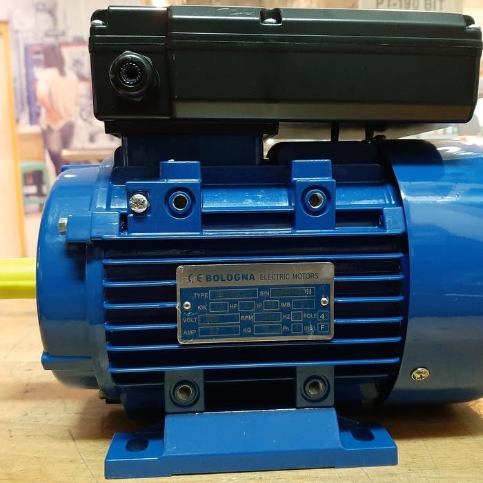 bologna elektro motor 2hp 4pole 1phase b3