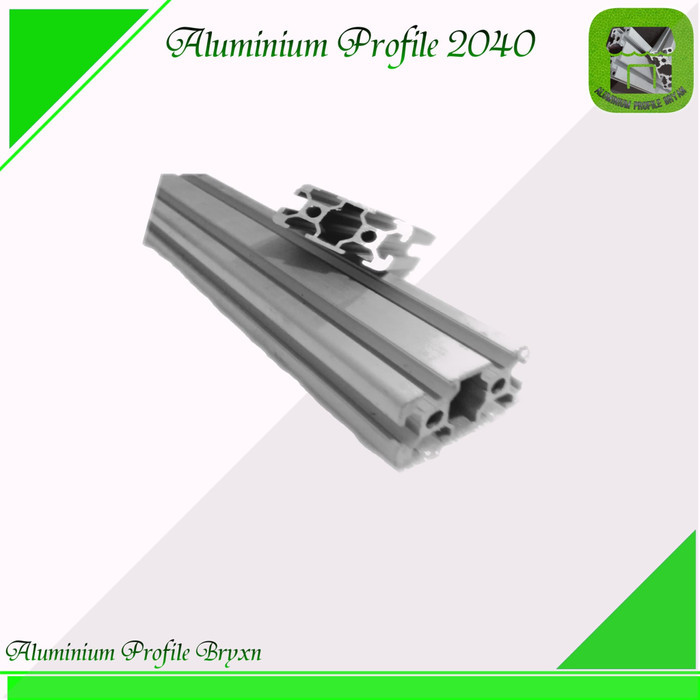 Aluminium profile 2040 T slot panjang 6 meter