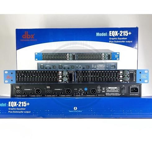 equalizer dbx EQX215+ EQX 215+ plus subwoofer