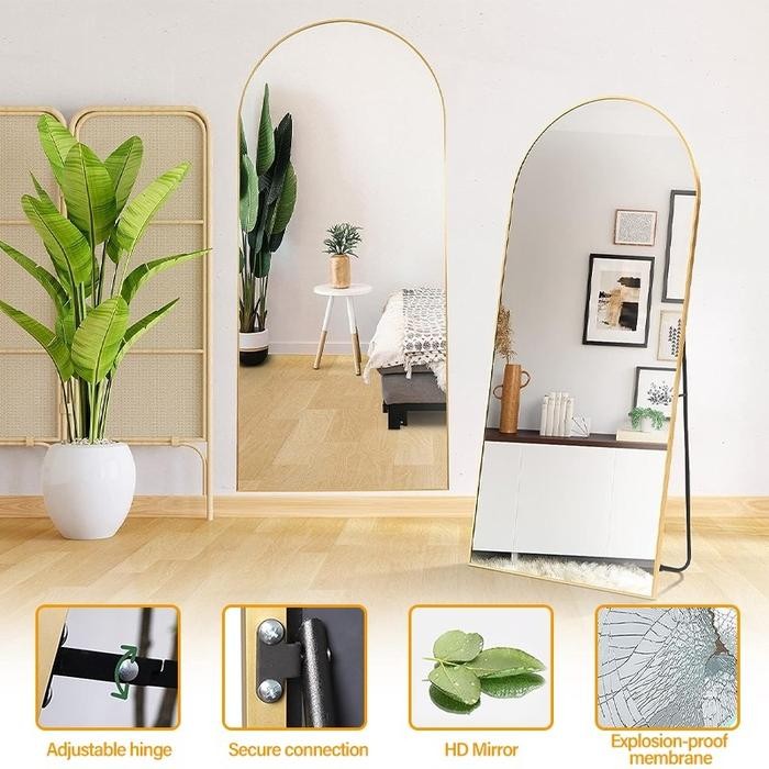 [Luxury Furniture] Standing Mirror Cermin Standing 160 X 50 Cm Cermin Berdiri Full Body Kaca Cermin