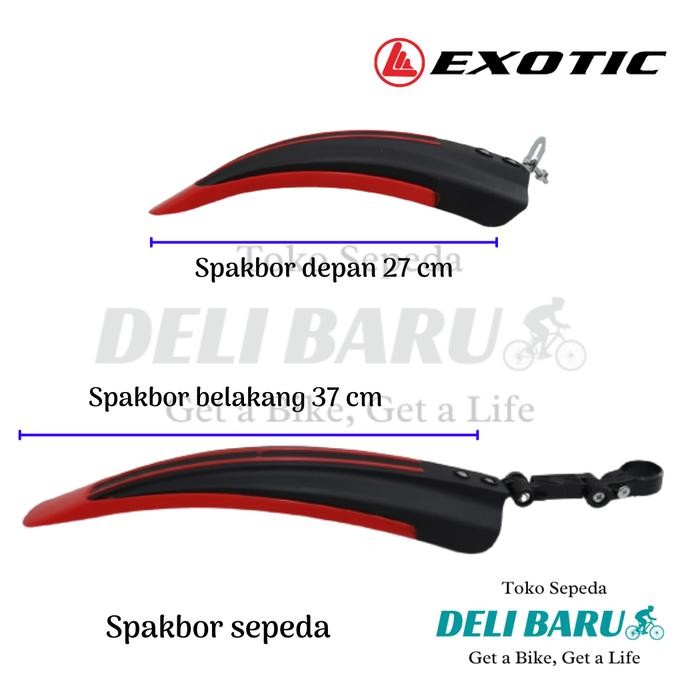 JTTOP" EXOTIC SPAKBOR WARNA SLEBOR SEPEDA BMX FEDERAL MTB UKURAN 20 24 26 27.5 HARGA SEPASANG